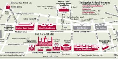 DC mapę muzeów