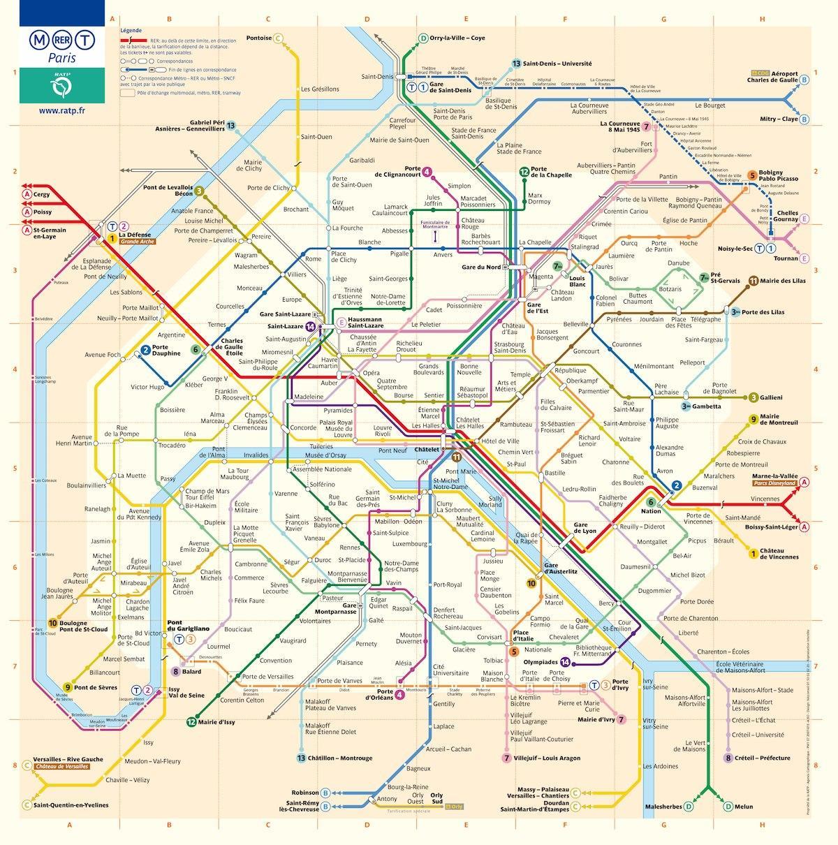 Washington dc metro mapa z ulicami