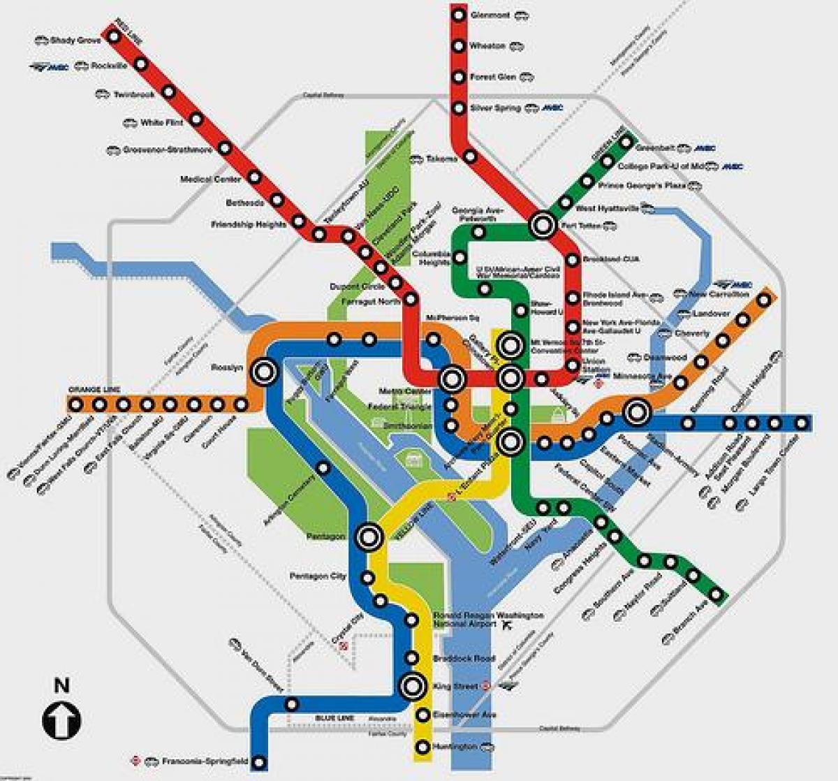 metra DC planowanie mapie 