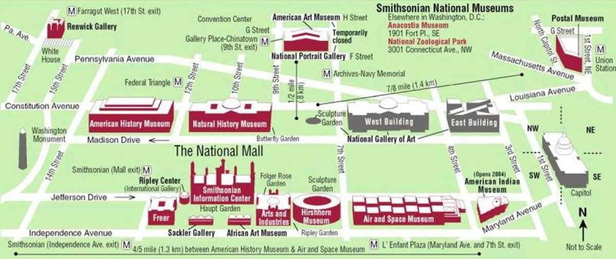 muzeum DC mapę