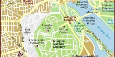 Mapa Washington Arlington