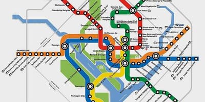 Metra DC planowanie mapie 