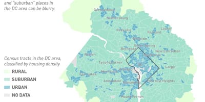 Przedmieścia DC mapę