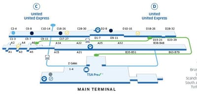 Mapa Waszyngton lotnisko IIB dc 