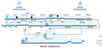 Mapa Waszyngton lotnisko IIB dc 