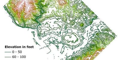 Wysokość DC mapę